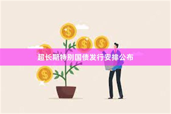 超长期特别国债发行安排公布