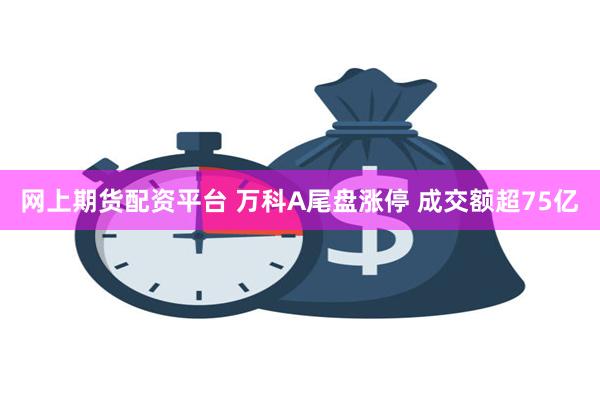 网上期货配资平台 万科A尾盘涨停 成交额超75亿