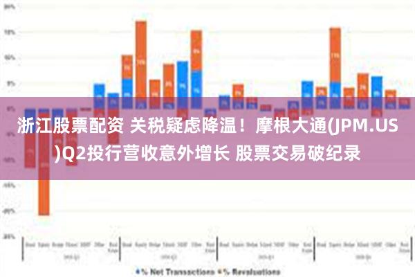 浙江股票配资 关税疑虑降温！摩根大通(JPM.US)Q2投行营收意外增长 股票交易破纪录