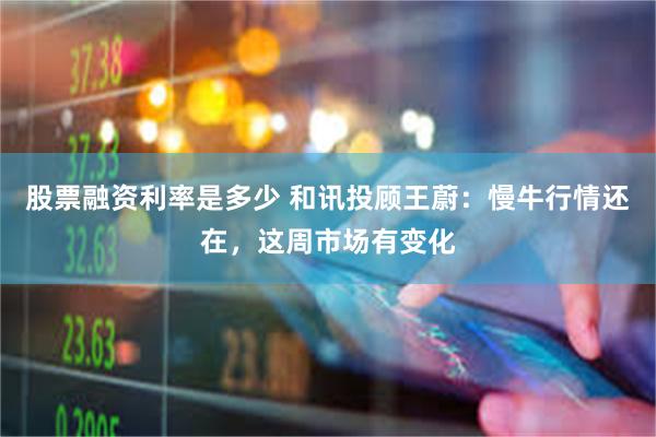股票融资利率是多少 和讯投顾王蔚：慢牛行情还在，这周市场有变化