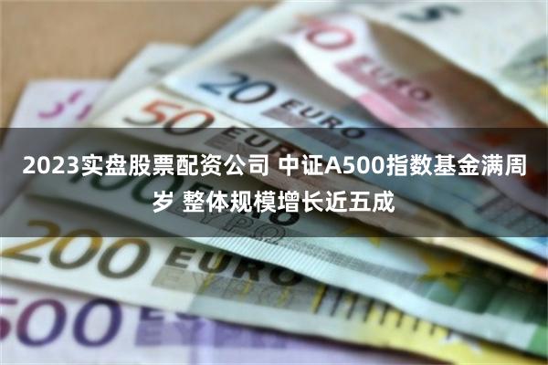 2023实盘股票配资公司 中证A500指数基金满周岁 整体规模增长近五成